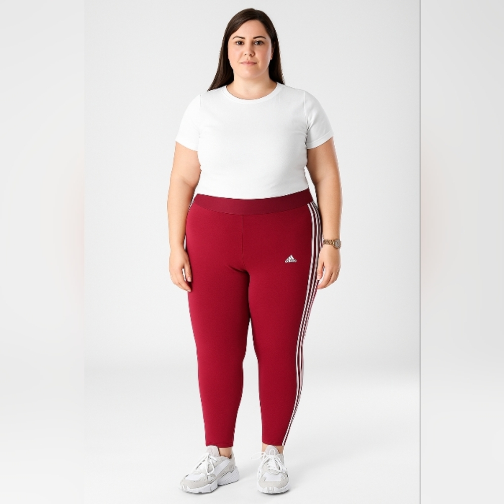 NWT ADIDAS Leggings with White Stripes Sz 2XL